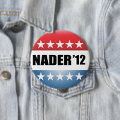 BADGE ROND 10 CM RALPH NADER (En situation)