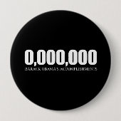 Badge Rond 10 Cm Réalisations d'Obama (Devant)