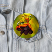 Badge Rond 10 Cm Reine des Skarr (En situation)