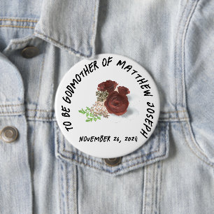 Badge Rond 10 Cm Relation à être Boutoniere
