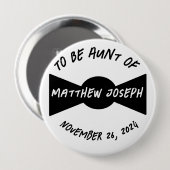 Badge Rond 10 Cm Relation à être Bowtie (Devant & derrière)