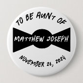 Badge Rond 10 Cm Relation à être Bowtie (Devant)