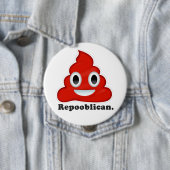 Badge Rond 10 Cm Repooblican Emoji (En situation)