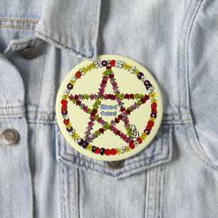 Badge Rond 10 Cm Ressort incliné