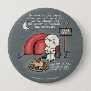 Badge Rond 10 Cm Retour aux fondamentaux