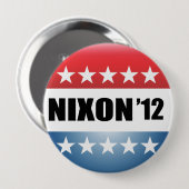 BADGE ROND 10 CM RICHARD NIXON (Devant & derrière)