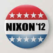 BADGE ROND 10 CM RICHARD NIXON (Devant)