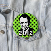Badge Rond 10 Cm Richard Nixon 2012 (En situation)