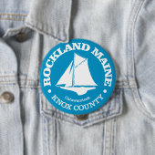 Badge Rond 10 Cm Rockland (sloop) (En situation)