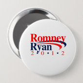 Badge Rond 10 Cm ROMNEY RYAN VP SWEEP.png (Devant & derrière)