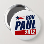 BADGE ROND 10 CM RON PAUL 2012 (Devant & derrière)