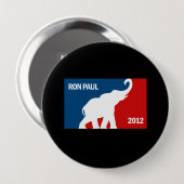 BADGE ROND 10 CM RON PAUL 2012 PRO (Devant & derrière)