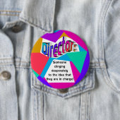 Badge Rond 10 Cm rond responsable direct (En situation)