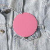 Badge Rond 10 Cm Rose Baker-Miller (couleur solide) (En situation)