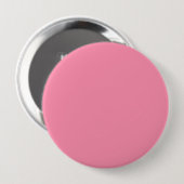 Badge Rond 10 Cm Rose Baker-Miller (couleur solide) (Devant & derrière)