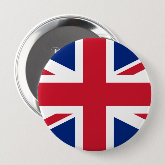 Badge Rond 10 Cm royaume-uni (Devant & derrière)