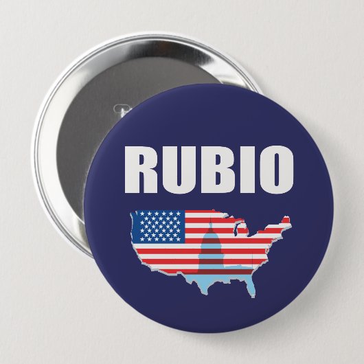 BADGE ROND 10 CM RUBIO (Devant & derrière)