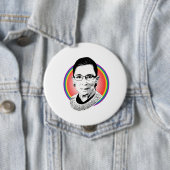 Badge Rond 10 Cm Ruth Rainbow (En situation)