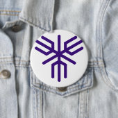 Badge Rond 10 Cm Sakai, Osaka (En situation)