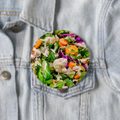 Badge Rond 10 Cm Salade mixte (En situation)