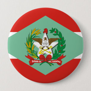 Badge Rond 10 Cm Santa Catarina, Brésil