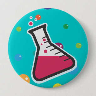 Badge Rond 10 Cm Science étrange