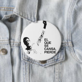 BADGE ROND 10 CM SE CANSA PIERDE DE L'EL QUE (En situation)
