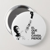 BADGE ROND 10 CM SE CANSA PIERDE DE L'EL QUE (Devant & derrière)