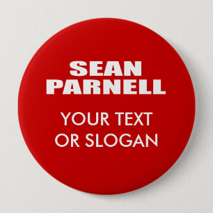 BADGE ROND 10 CM SEAN PARNELL POUR LE GOUVERNEUR
