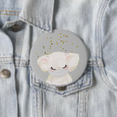 Badge Rond 10 Cm Sécurité Elephant Enfant Corona Distances sociales (En situation)