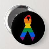 Badge Rond 10 Cm Sensibilisation des homosexuels au suicide (Devant & derrière)