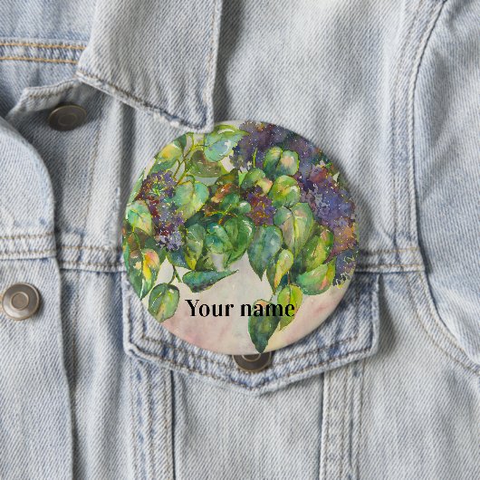 Badge Rond 10 Cm seringue (En situation)