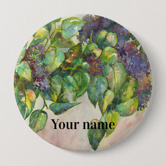 Badge Rond 10 Cm seringue (Devant)