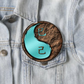 Badge Rond 10 Cm Serpent de terre (En situation)
