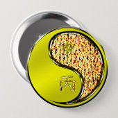 Badge Rond 10 Cm Singe de Feu (Devant & derrière)