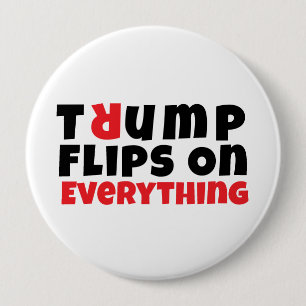 Badge Rond 10 Cm slogan de protestation anti-Trump