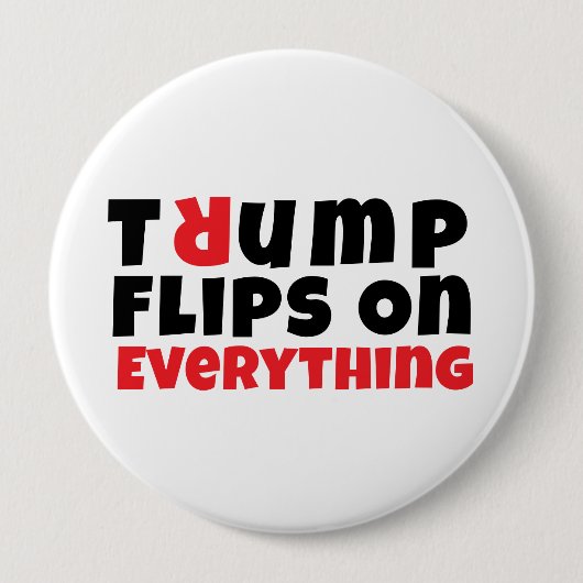 Badge Rond 10 Cm slogan de protestation anti-Trump (Devant)