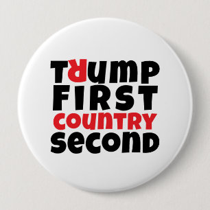 Badge Rond 10 Cm slogan de protestation anti-Trump