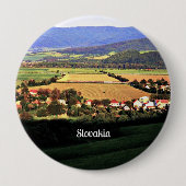 Badge Rond 10 Cm Slovakia (Devant)