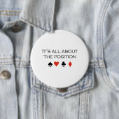 Badge Rond 10 Cm Son tout environ le T-shirt de position (En situation)