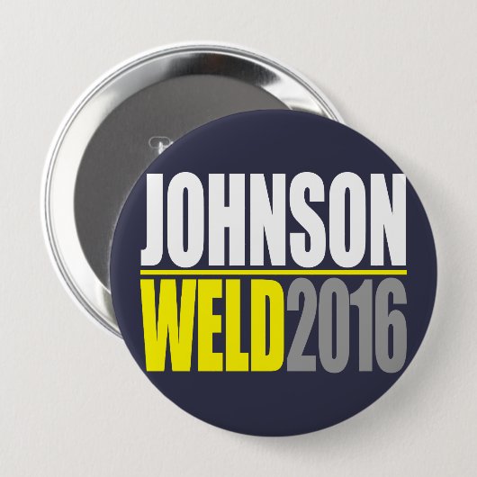 Badge Rond 10 Cm Soudure 2016 de Johnson (Devant & derrière)