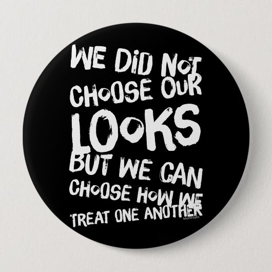 Badge Rond 10 Cm Soyez gentils les uns envers les autres (Devant)