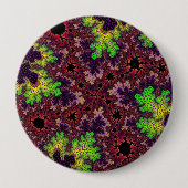 Badge Rond 10 Cm Spectre vert et violet (Devant)