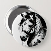 Badge Rond 10 Cm Spirit Pony 10 (Devant & derrière)