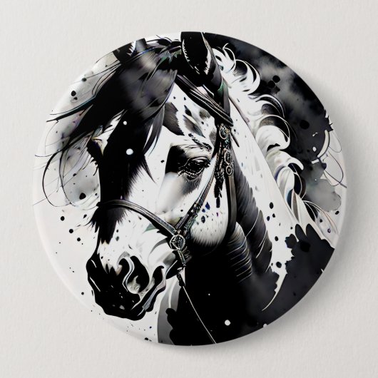 Badge Rond 10 Cm Spirit Pony 11 (Devant)