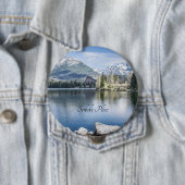 Badge Rond 10 Cm Strbske Pleso, High Tatras, Slovakia, (En situation)
