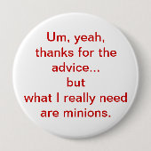 Badge Rond 10 Cm Subordonnés (Devant)