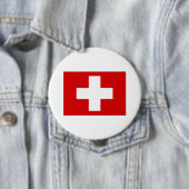 Badge Rond 10 Cm Suisse (En situation)