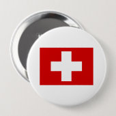 Badge Rond 10 Cm Suisse (Devant & derrière)