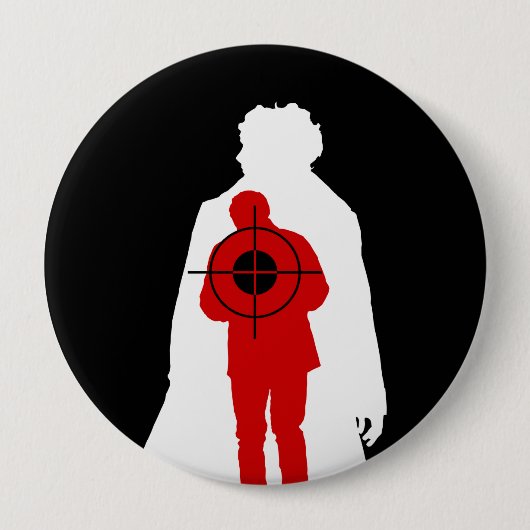 Badge Rond 10 Cm Sûrement informé (Devant)
